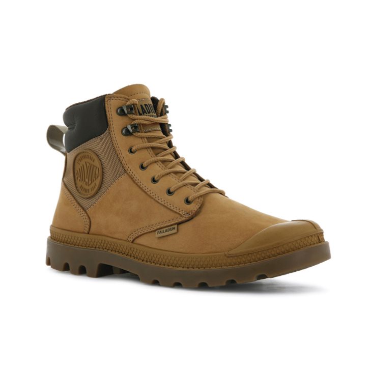 Bottes Palladium Pampa Shield WP+ LUX Homme Marron | FR LQK972X